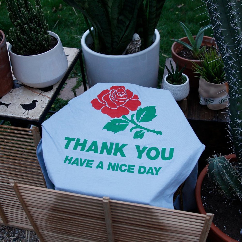 Chinatown Market Long Sleeve Text/Print T-shirt!